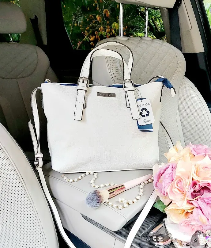 Bolso Nautica para dama color blanco