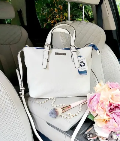 Bolso Nautica para dama color blanco
