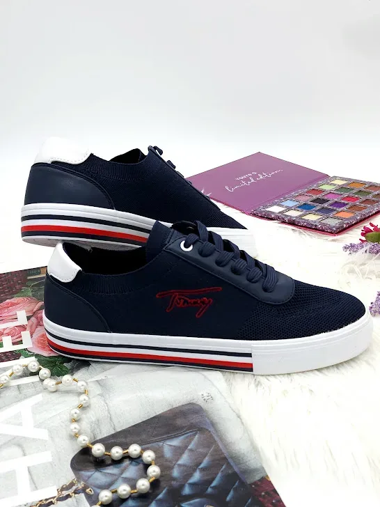 Tenis Tommy Hilfiger para dama color azul