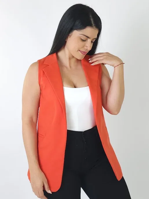 Blazer Salvaje para dama sin manga
