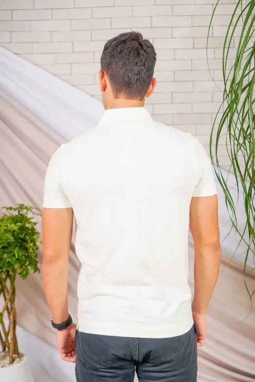 Camiseta Tommy Hilfiger para caballero color beige
