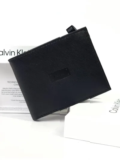 Billetera Calvin Klein para caballero color negro