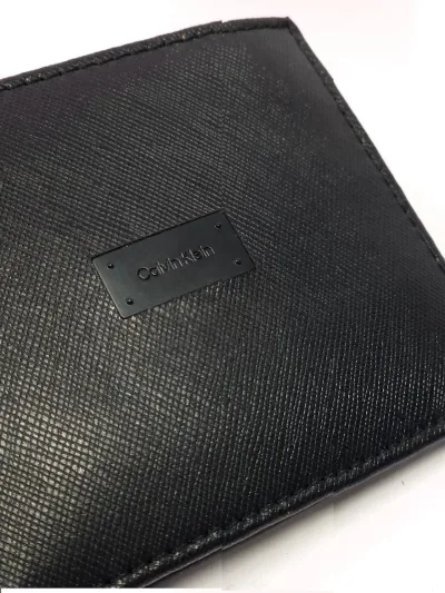 Billetera Calvin Klein para caballero color negro