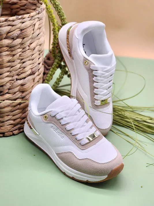 Tennis Sabata para dama swift-2502 WHITE