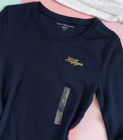 Camiseta manga larga Tommy Hilfiger para dama