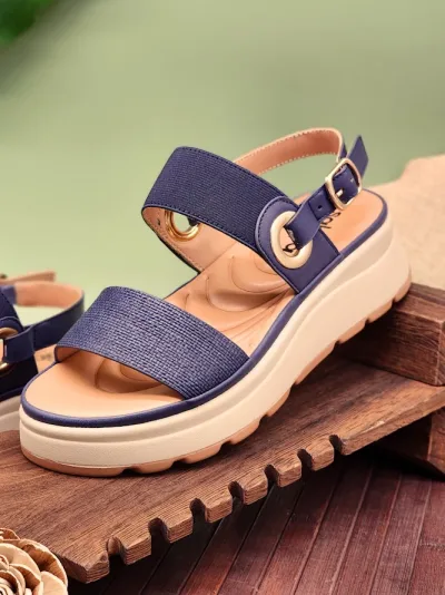 Sandalias sabata para dama loren-2509 navy