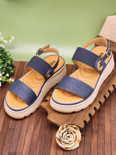 Sandalias sabata para dama loren-2509 navy