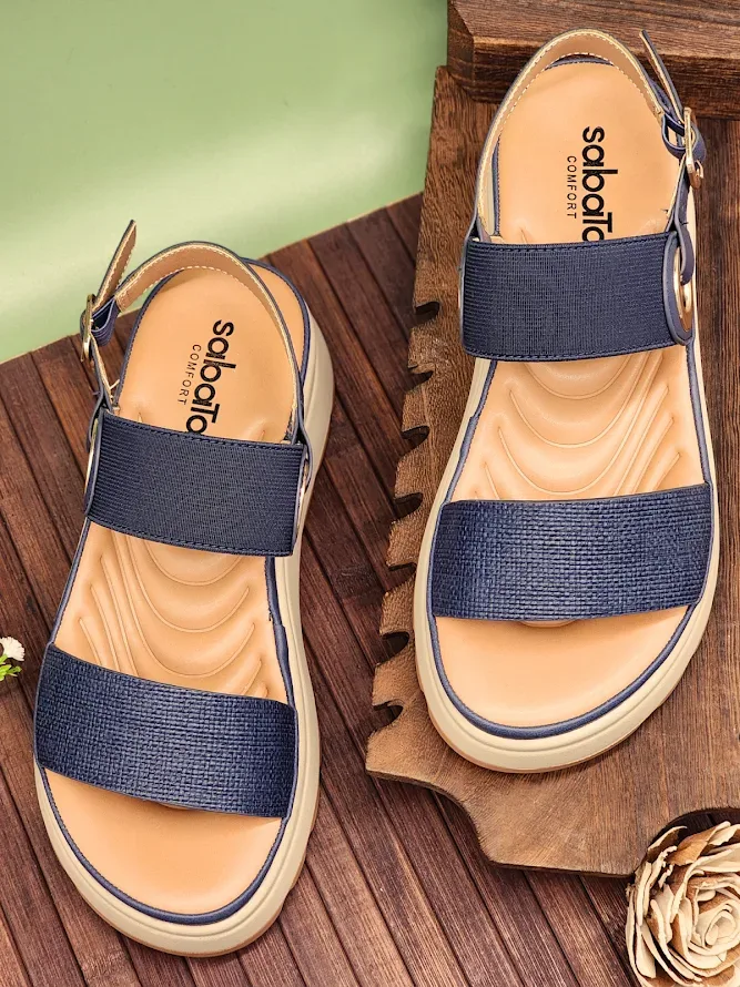 Sandalias sabata para dama loren-2509 navy