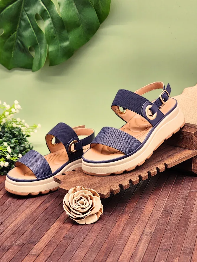 Sandalias sabata para dama loren-2509 navy