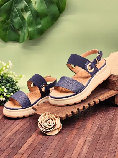 Sandalias sabata para dama loren-2509 navy