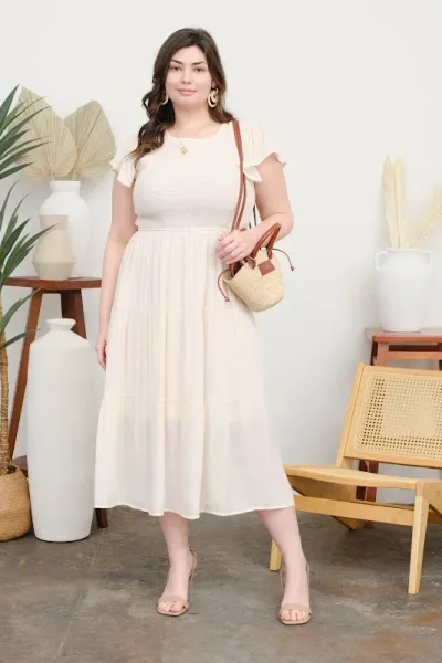 Vestido Blu Pepper para dama PCR2029 #COLOR BEIGE