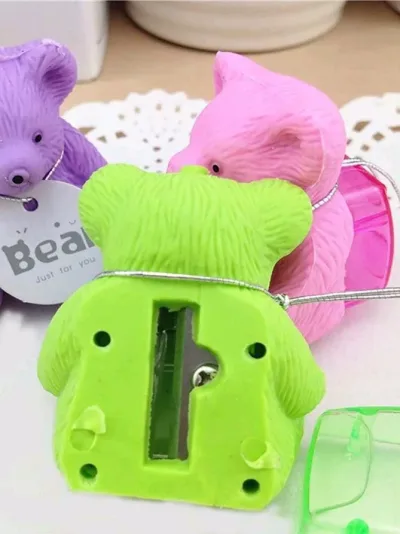 Saca Puntas con diseño de oso.