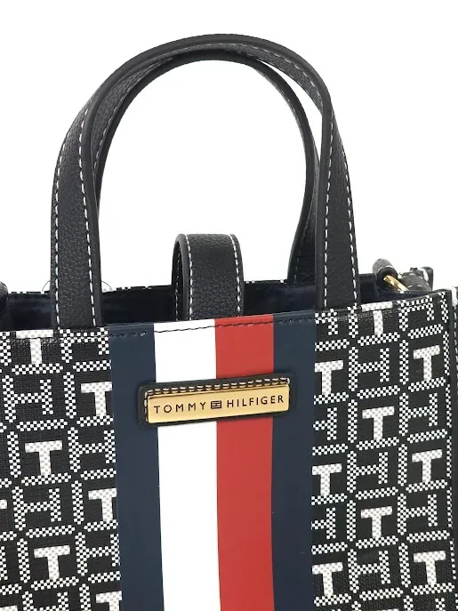Bolso Tommy Hilfiger para dama color beige y blanco