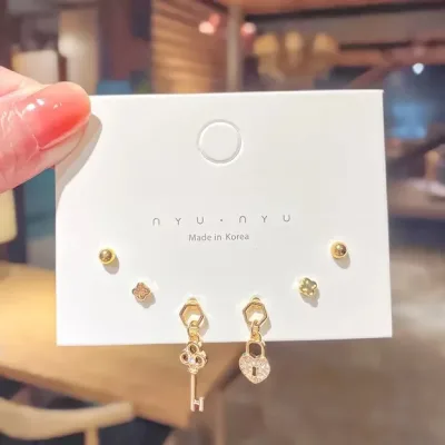 Set de Aretes Plata Esterlina