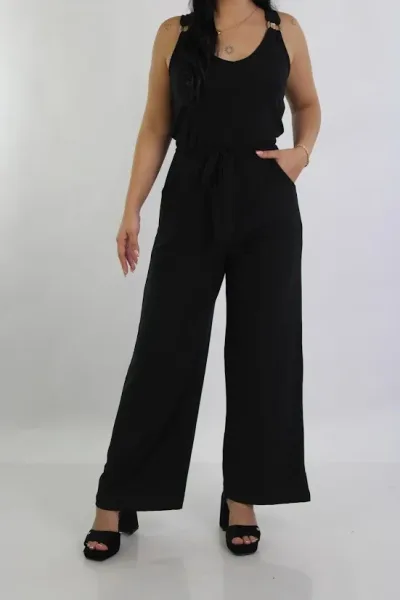 Enterizo Dereck Heart color negro