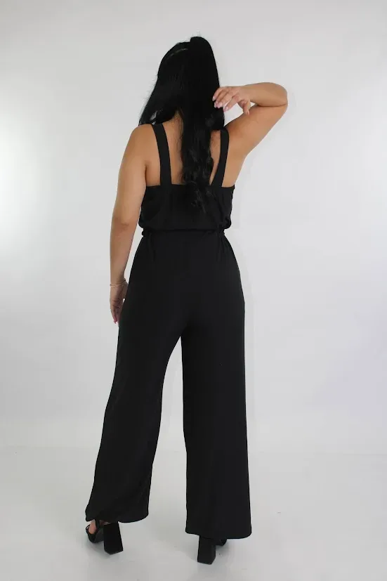 Enterizo Dereck Heart color negro