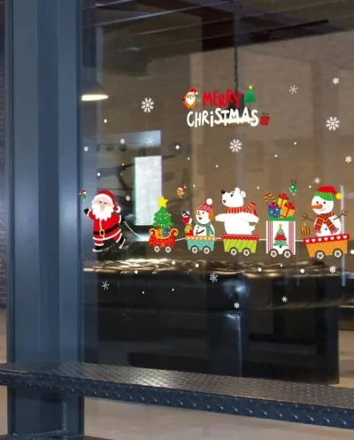 Pegatinas de pared navideñas