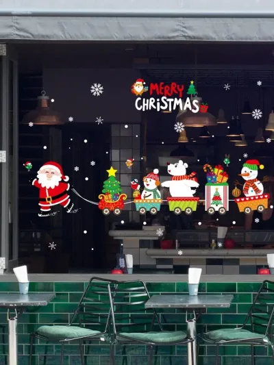 Pegatinas de pared navideñas