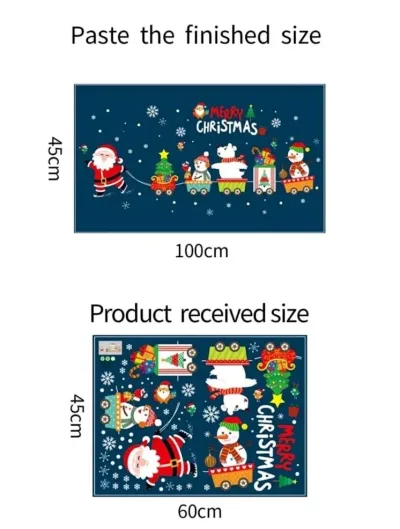 Pegatinas de pared navideñas