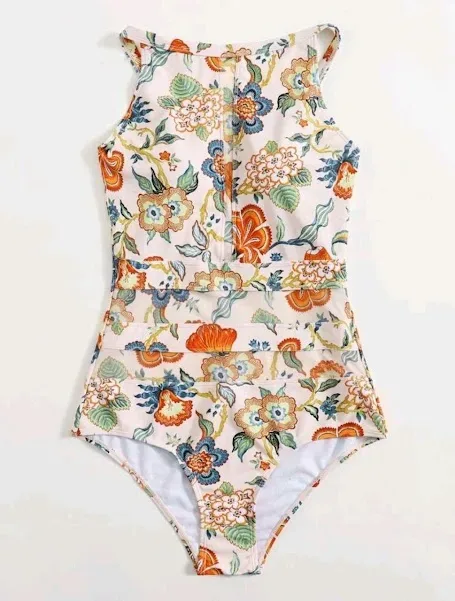 Vestido de baño para dama floral