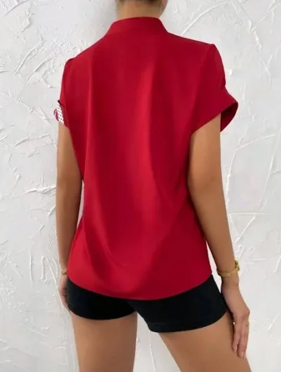 Blusa para dama color rojo