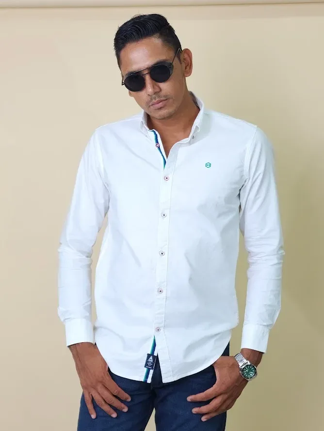 Camisa Hummer para caballero BS04-OL-WH