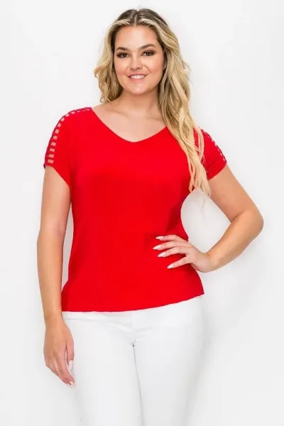 Blusa para dama color rojo.