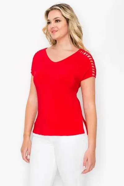 Blusa para dama color rojo.