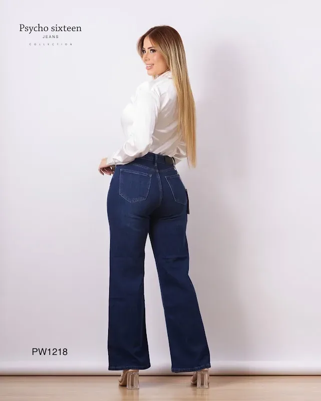 Jeans Psycho Sixteen para dama PW1218 COLOR AZUL