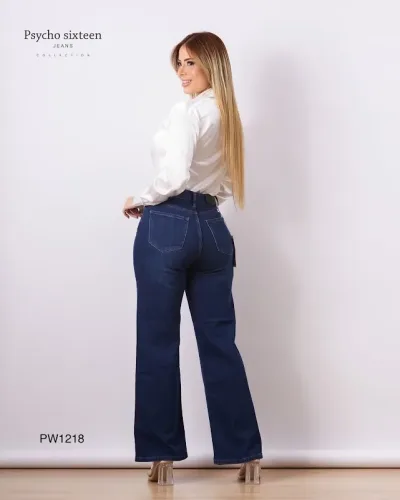 Jeans Psycho Sixteen para dama PW1218 COLOR AZUL