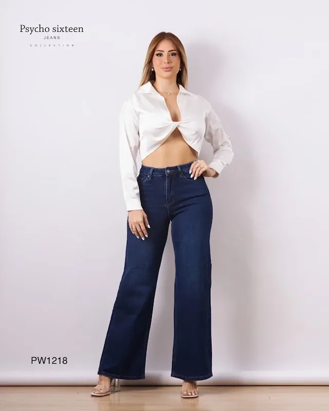 Jeans Psycho Sixteen para dama PW1218 COLOR AZUL