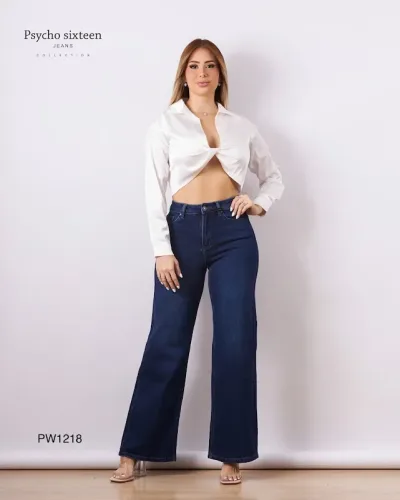 Jeans Psycho Sixteen para dama PW1218 COLOR AZUL