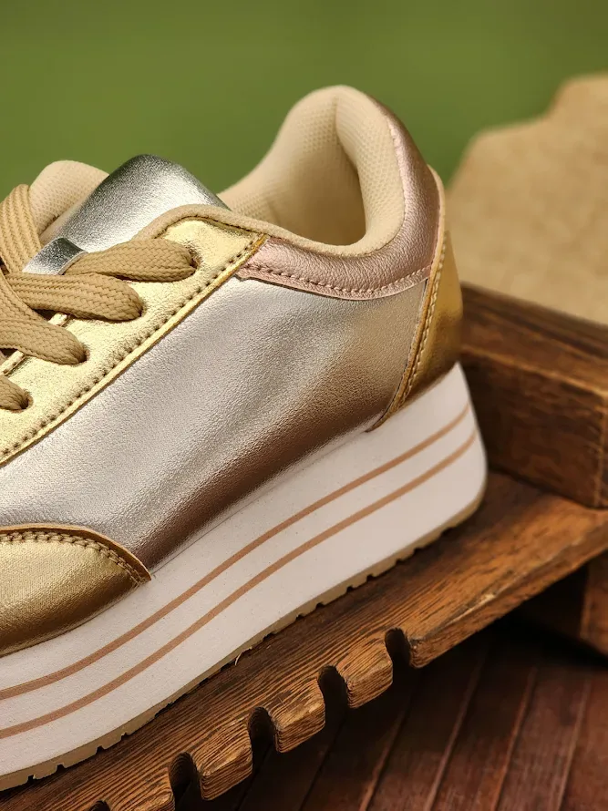 Tennis menina para dama cosmo-3 metallic multi