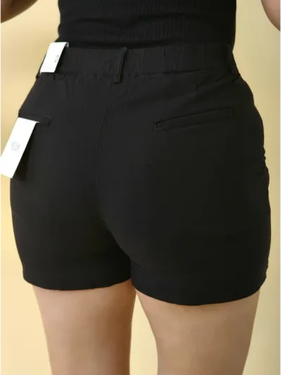 Short Estivaneli para dama BUW-24L-19892 COLOR NEGRO