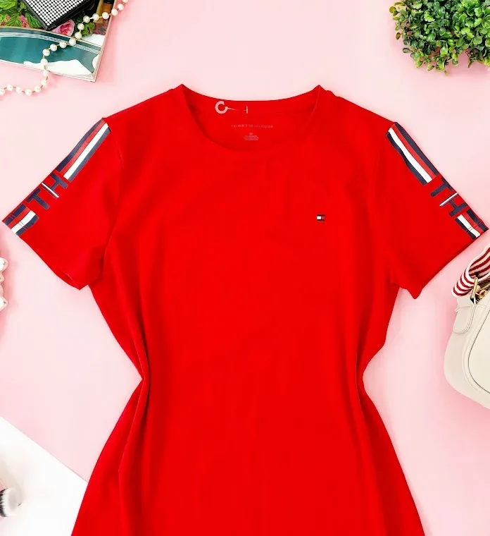VestidoTommy Hilfiger para dama color rojo