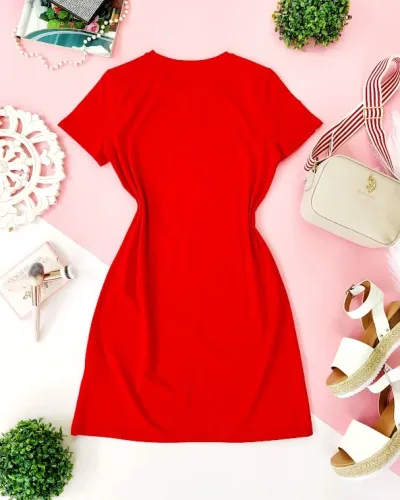 VestidoTommy Hilfiger para dama color rojo