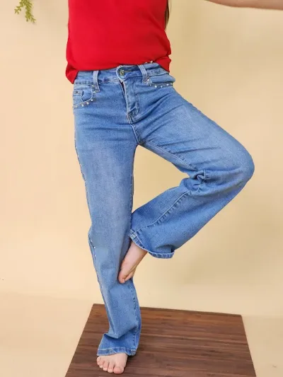 Jeans Bacci para niña B-7-165480 COLOR CELESTE