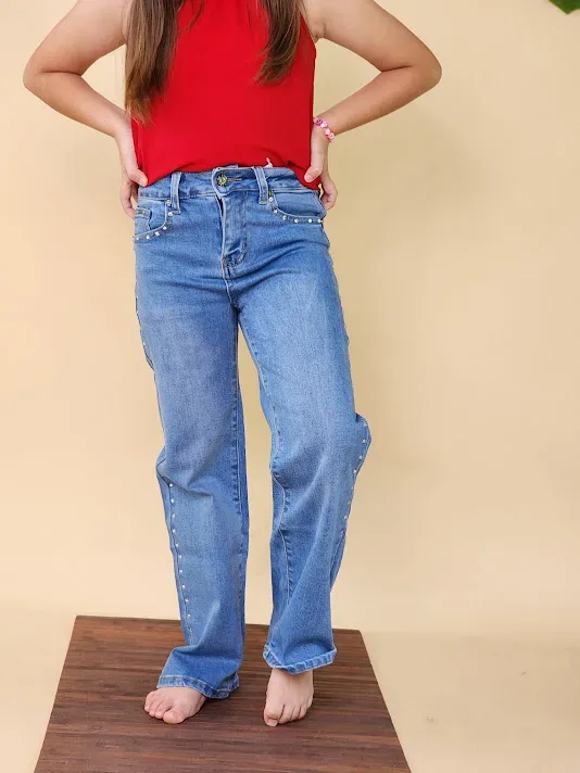 Jeans Bacci para niña B-7-165480 COLOR CELESTE