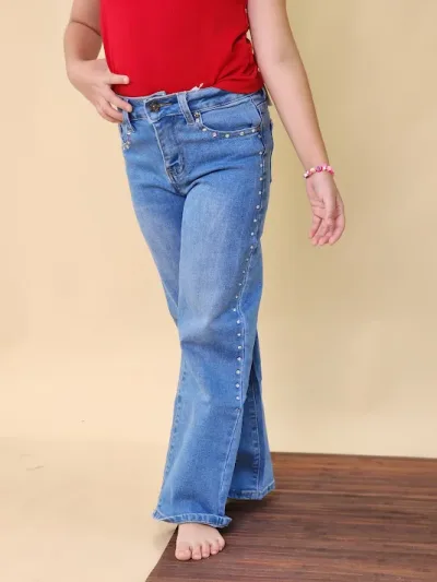 Jeans Bacci para niña B-7-165480 COLOR CELESTE