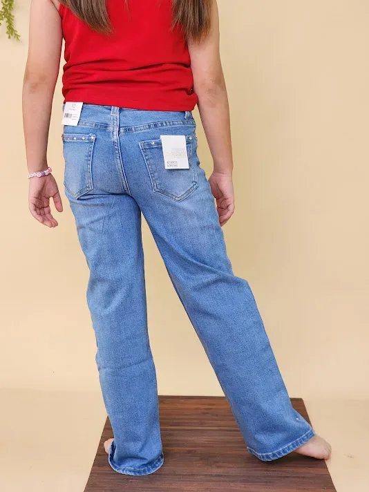 Jeans Bacci para niña B-7-165480 COLOR CELESTE