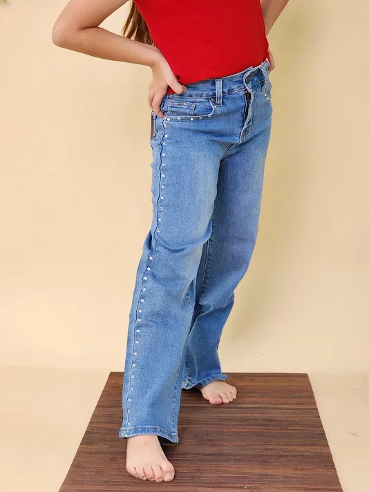 Jeans Bacci para niña B-7-165480 COLOR CELESTE
