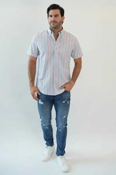 Camisa Hummer para caballero de rayas