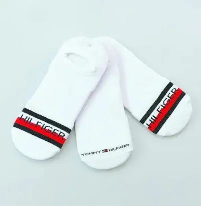 Trío calcetas Tommy Hilfiger para caballero color blanco