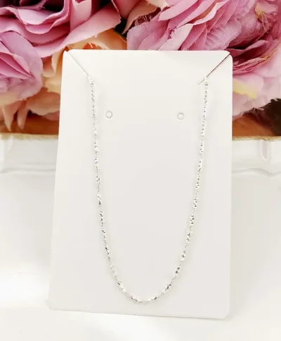 Collar para dama plata 925 diseño de tejido labrado