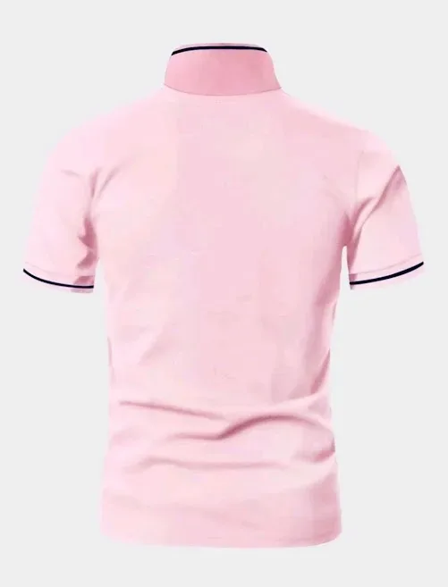 Camiseta para caballero color rosa
