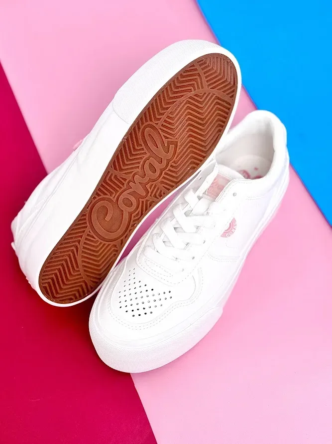 Tenis Coral Bruna All White para Dama