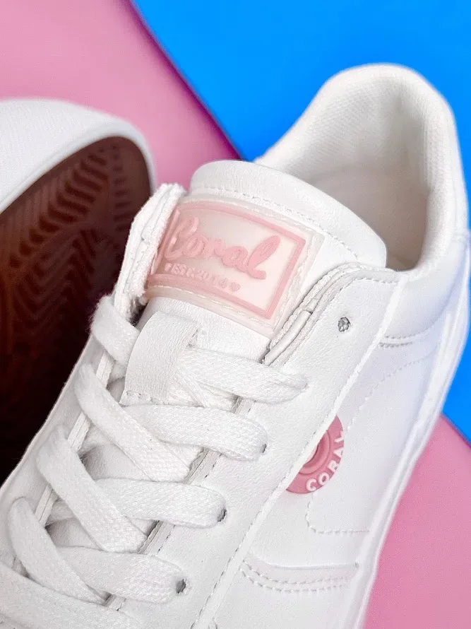 Tenis Coral Bruna All White para Dama