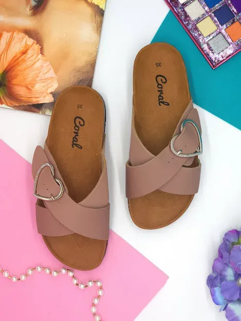 Sandalias Coral para dama color blush Alisa Blush