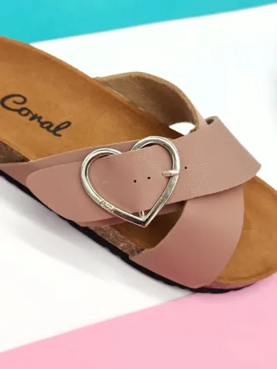 Sandalias Coral para dama color blush Alisa Blush