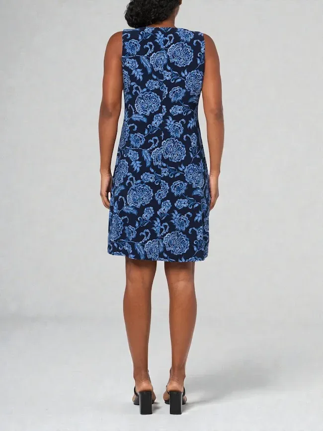 Vestido Tommy Hilfiger para dama A49J1U9A GYK DISEÑO DE FLORES